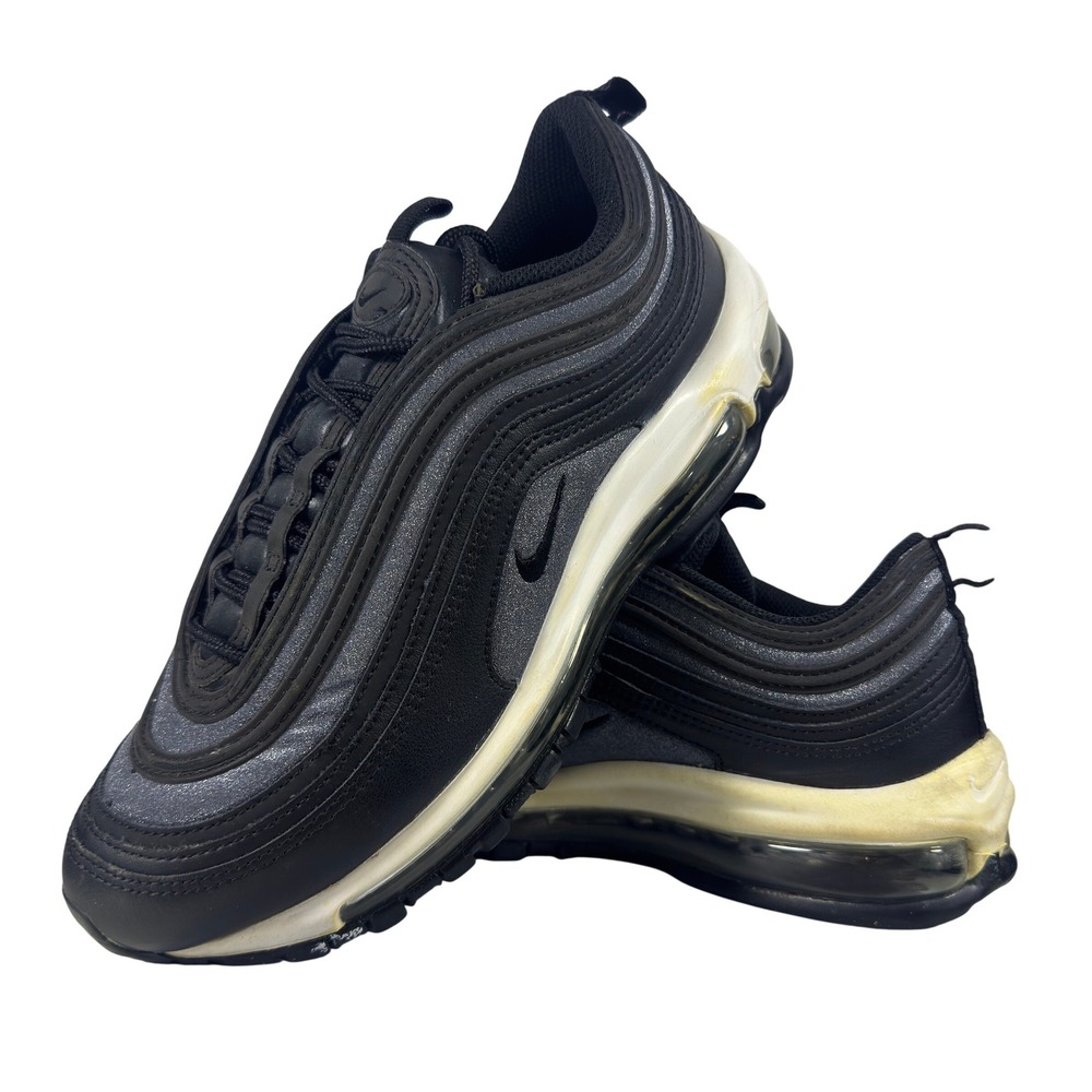 Nike Air Max 97 Womens Sneakers Black Reflective Silver Running Shoes Size 9
